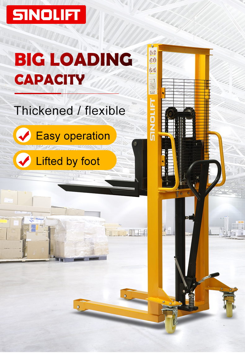 manual hydraulic stacker