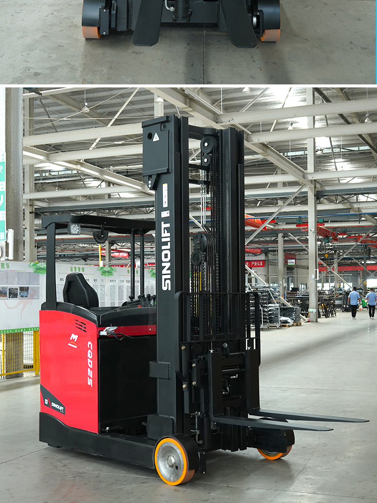 Electric reach truck