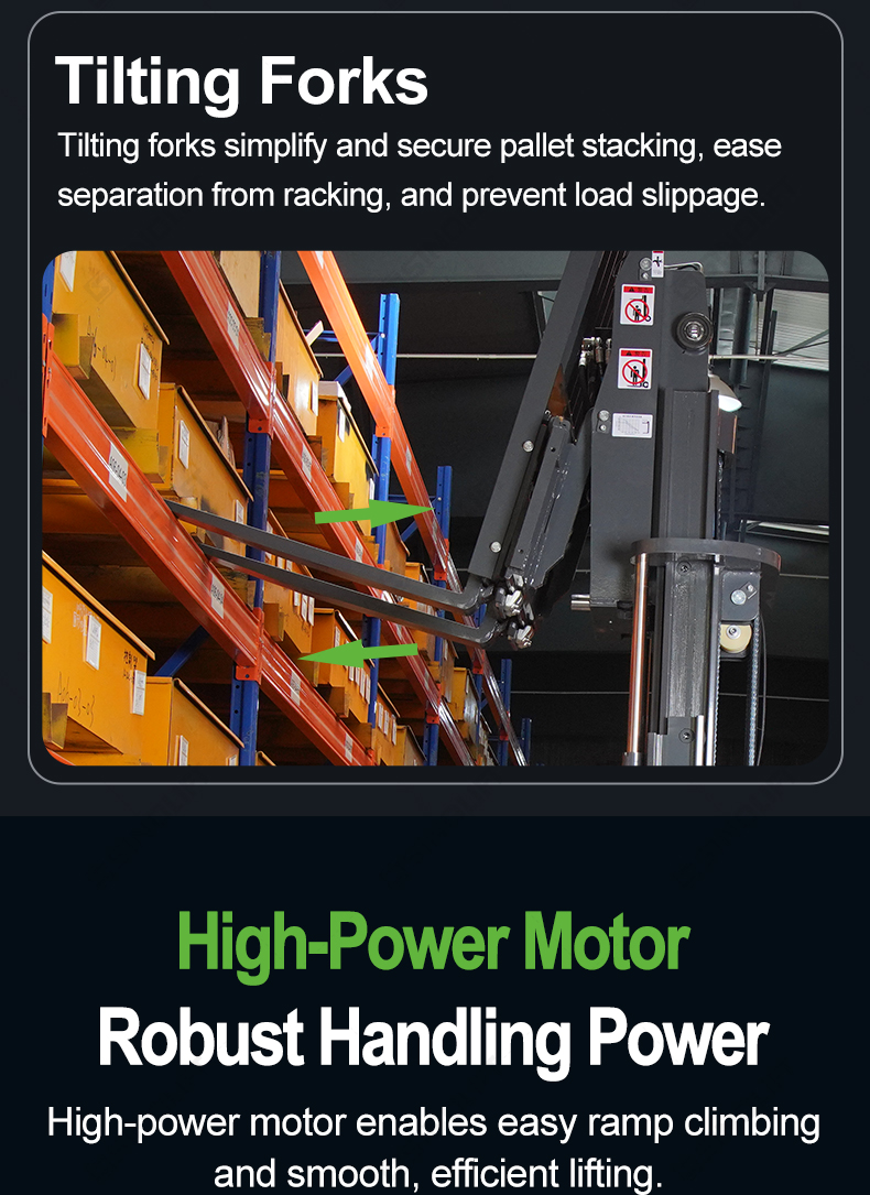 Electric Reach Stacker