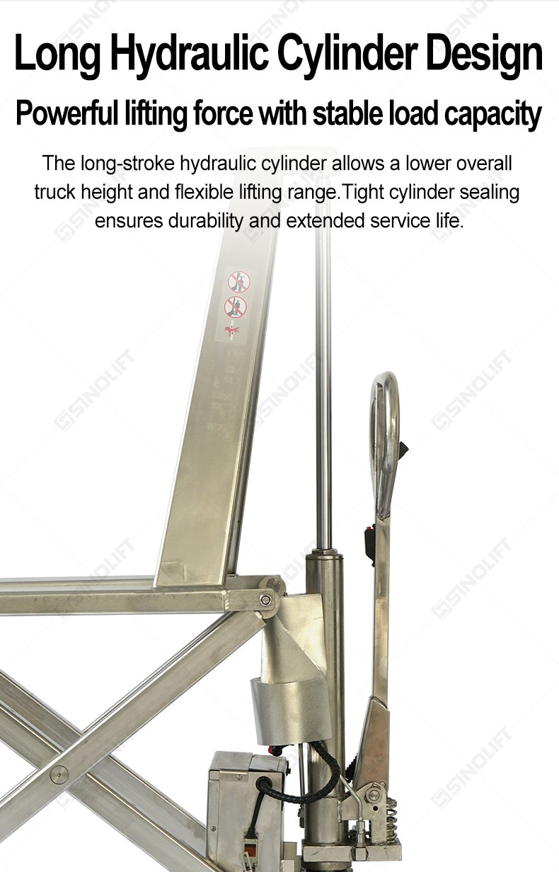 Stainless Steel High Lift Pallet Truck