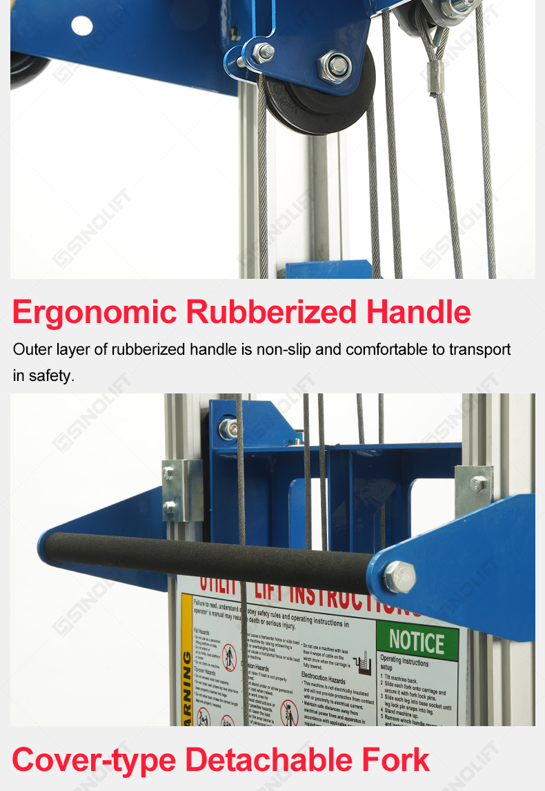 Hand Winch Stacker