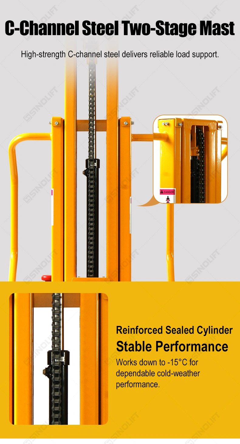 Discover the SINOLIFT E200T light-duty electric work positioner with interchangeable attachments for flexible material lifting and positioning.