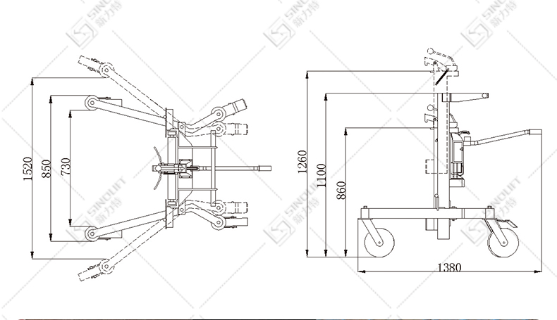 DT800 Hand Drum Transporter