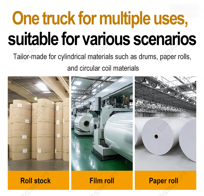 Stand-on Electric Clamping Truck