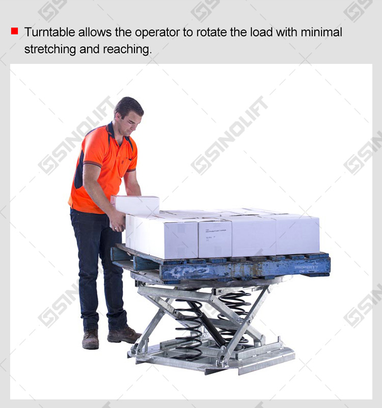 Table loader lift
