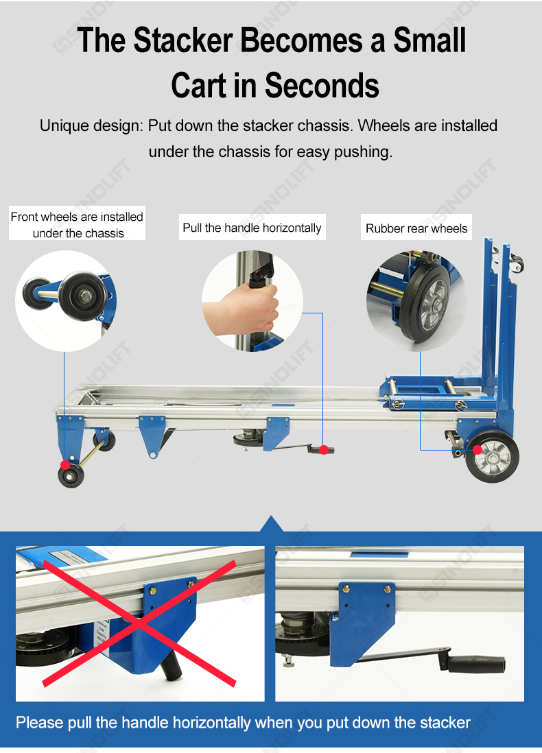 Hand Winch Stacker