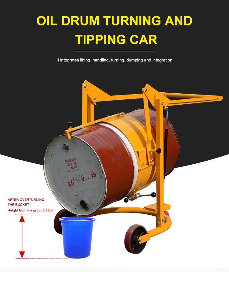 HD80C HD80D Manual Mechanical Drum Truck