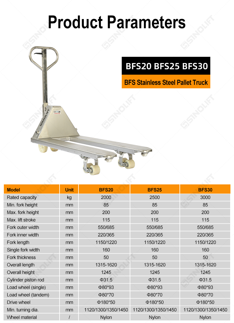 Stainless Pallet Truck