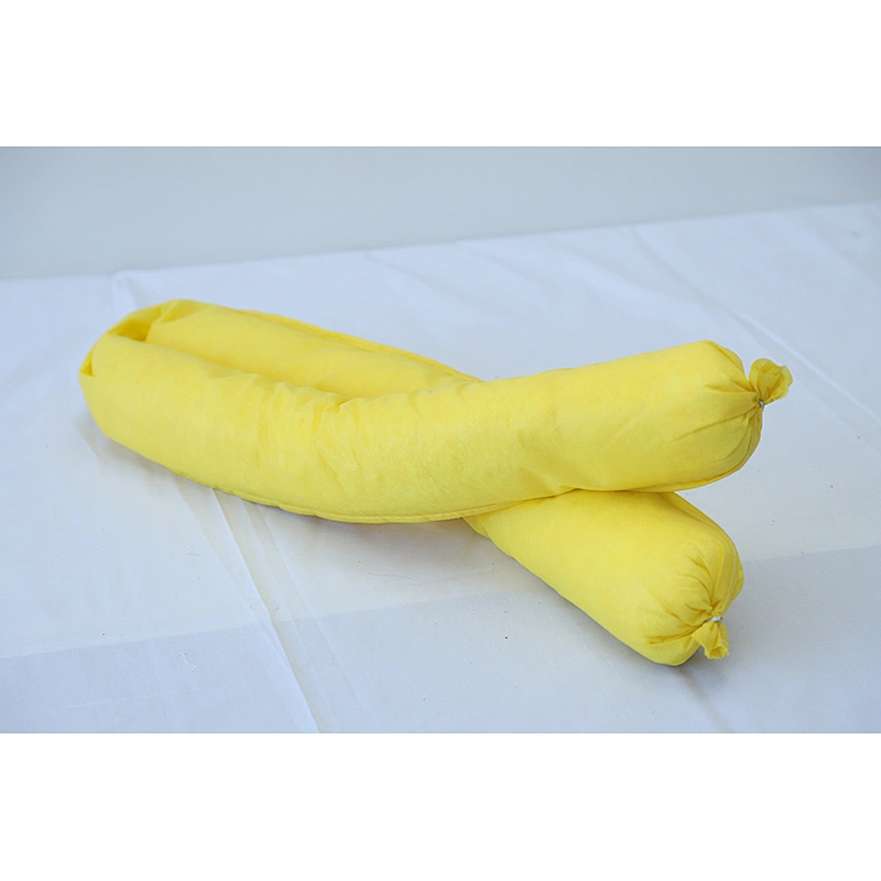 Chemical absorbent socks