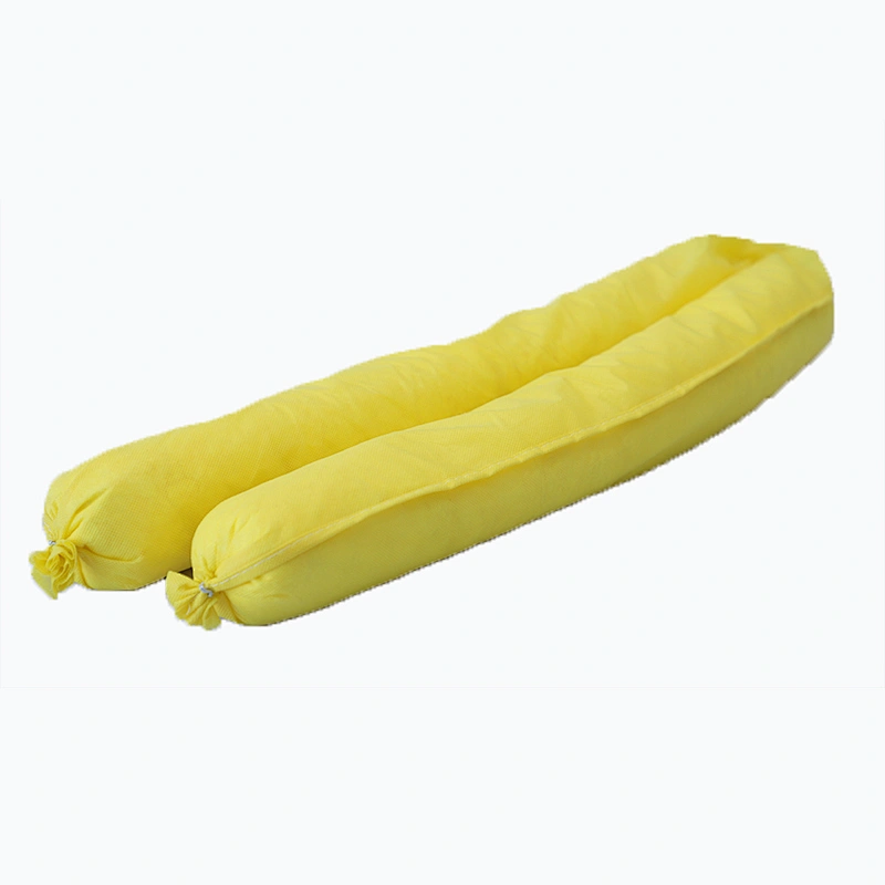 Chemical absorbent socks