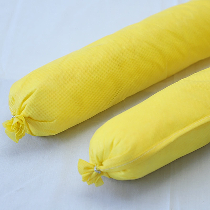 Chemical absorbent socks