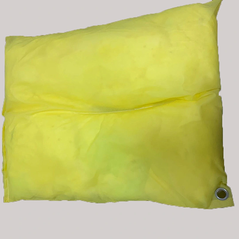 Chemical absorbent pillows