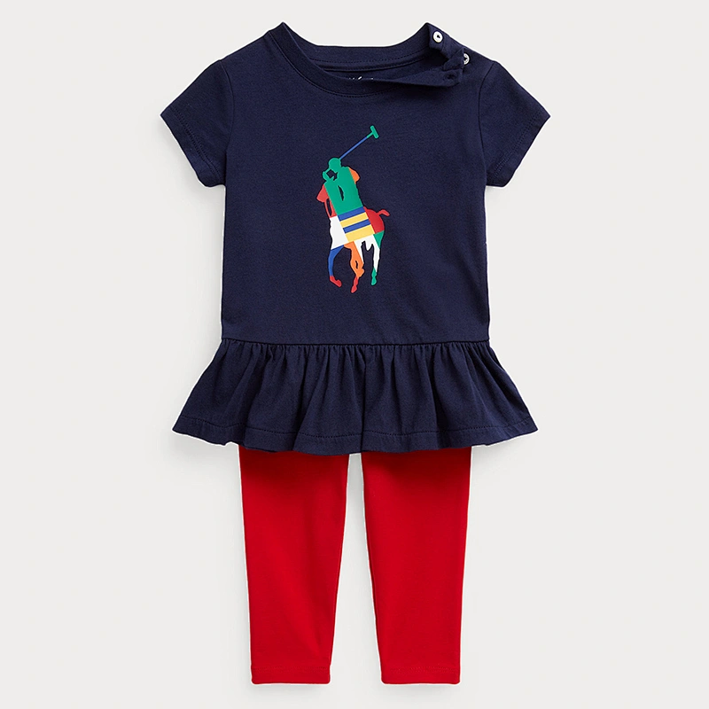 Custom Cute Baby Girls Shirts & Pants Set