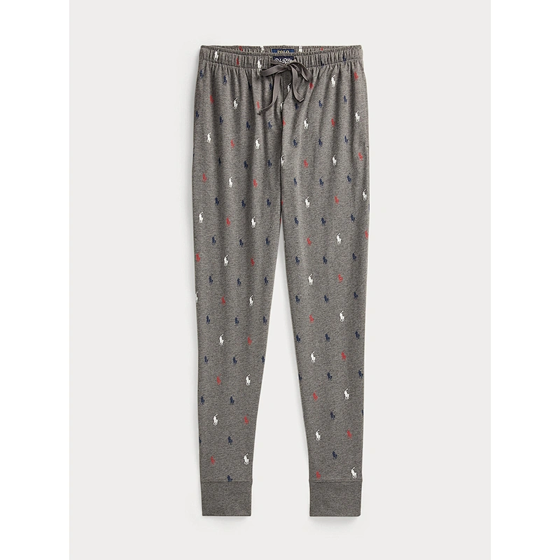 Custom Men's Cotton Printed Pajama Pants Lightweight Sports Pants with Pockets