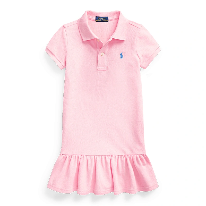 Custom Classic Girls Toddler Uniform Pique Polo Dress
