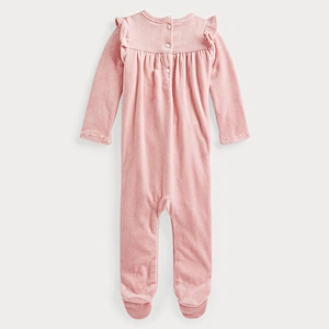 Custom Baby Girls'Fleece Footed Sleep and Play Coveralls