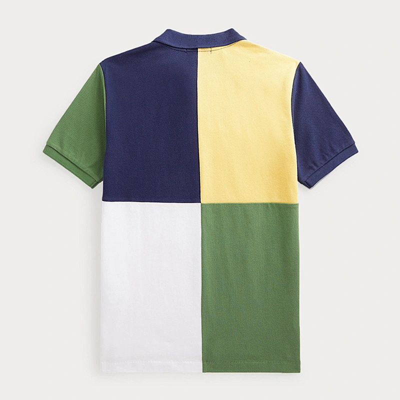 Custom Big Boys Cotton Mesh Polo Shirt apparel manufacturer