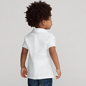 Boy's Embroidered short Sleeve polo shirt