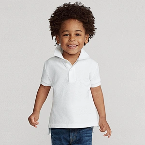 Boy's Embroidered short Sleeve polo shirt