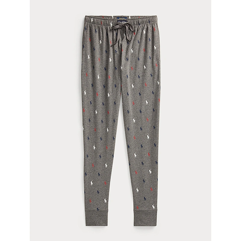 Custom Men's Cotton Printed Pajama Pants Lightweight Sports Pants with Pockets