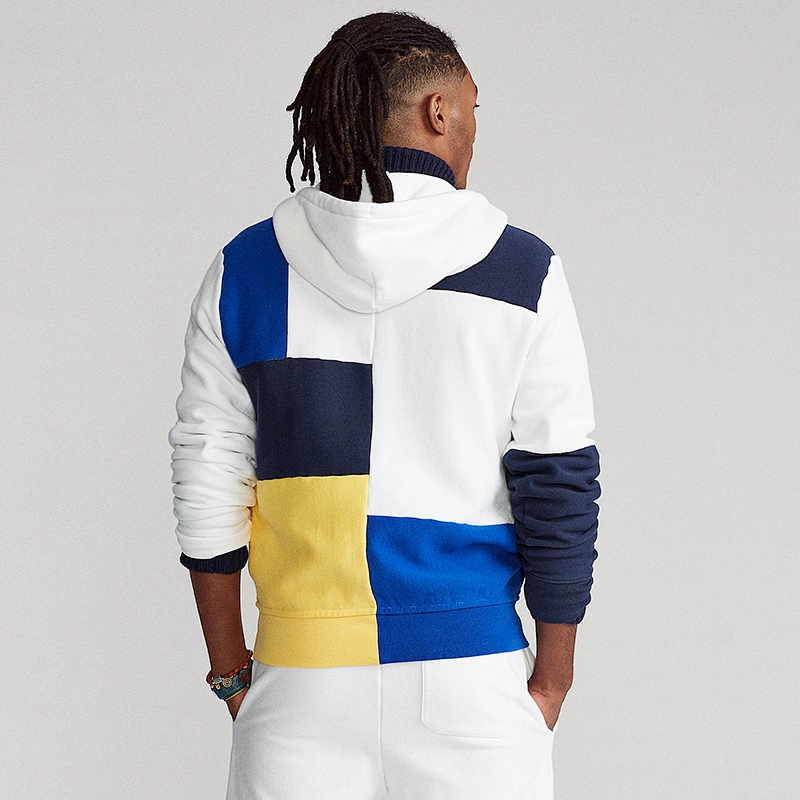 Custom Color Block Pullover Sweatshirt for Men