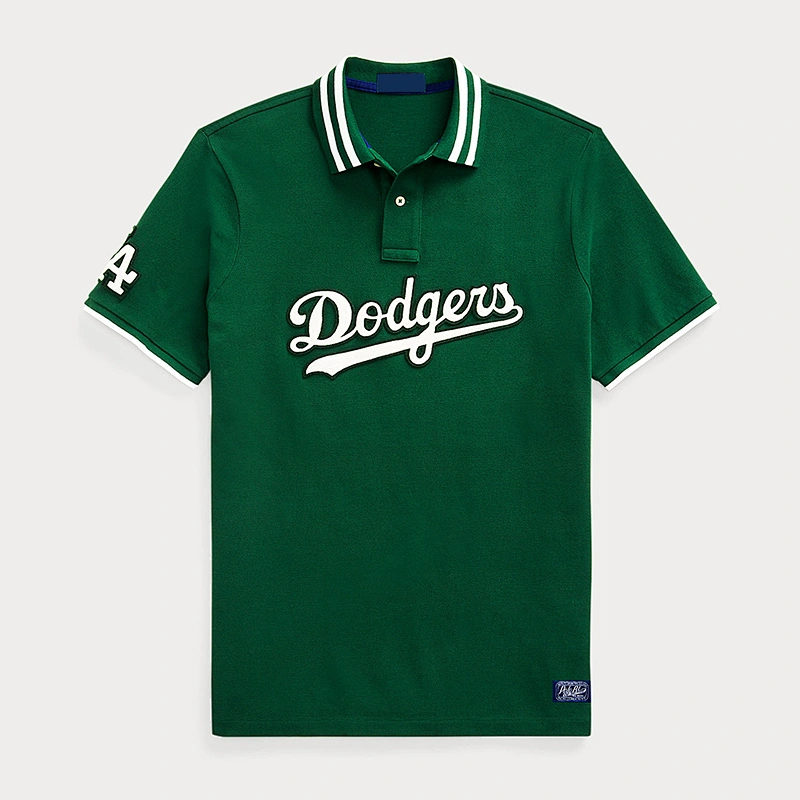 Custom Neutal Embroidered Letter Graphic Golf Polo Shirt