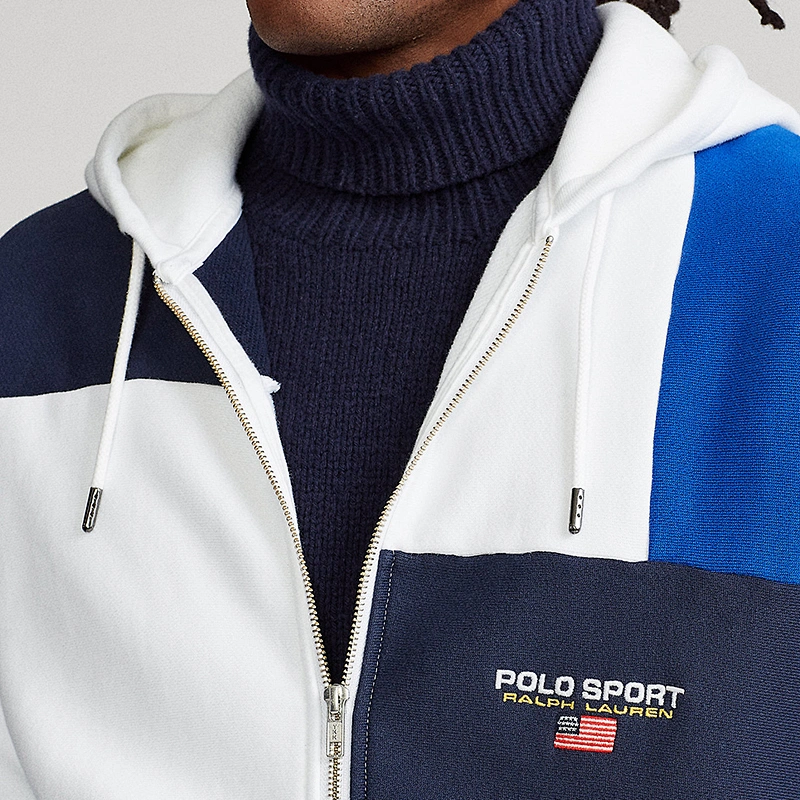 Custom Color Block Pullover Sweatshirt for Men