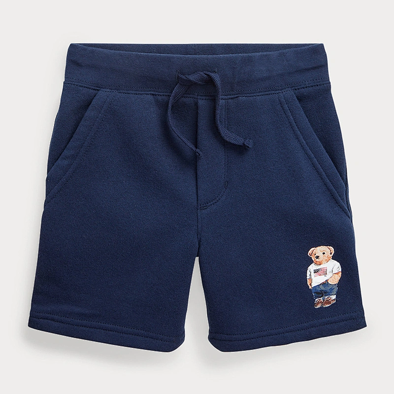Custom Boys Lightweight Cotton Jersey Shorts with Screen Printing Graphic