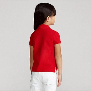 Girls' Short-Sleeve Uniform Polo shirt