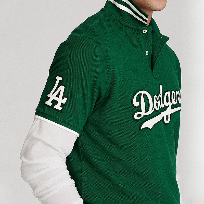 Custom Neutal Embroidered Letter Graphic Golf Polo Shirt