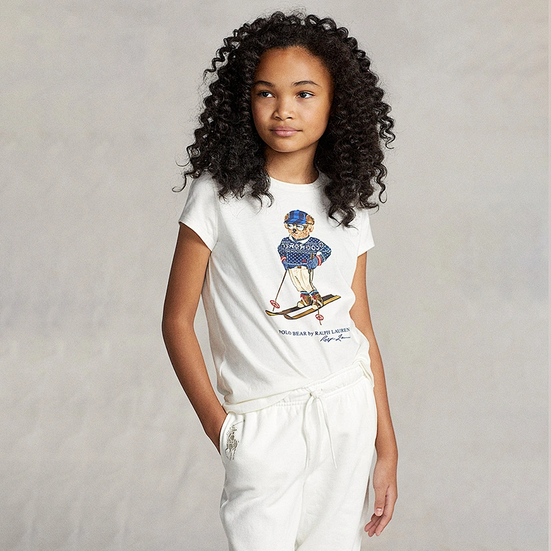 Custom Girl's Short Sleeve T-shirt Summer Cotton Tee