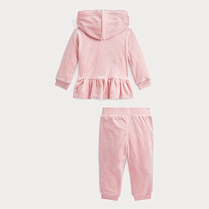 Custom Girls 2 Pieces Hooded Jog Set