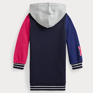 Custom Girls Color Block Hoodie Sweatshirt with Kangaroo Pocket