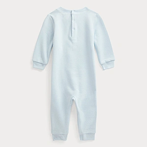 Custom Baby Boy's Long Sleeve Romper with Screen Printing Graphic