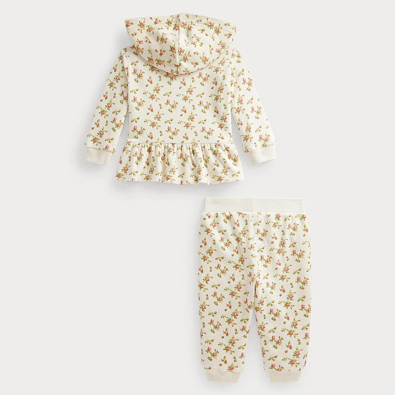 Custom Girls 2 Pieces Hooded Jog Set