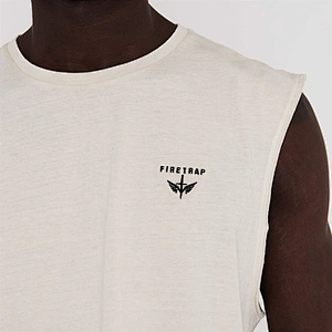 Custom Men's Tank Top Athletic Men's Cotton Sleeveless T-shirt