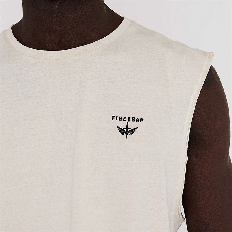 Custom Men's Tank Top Athletic Men's Cotton Sleeveless T-shirt