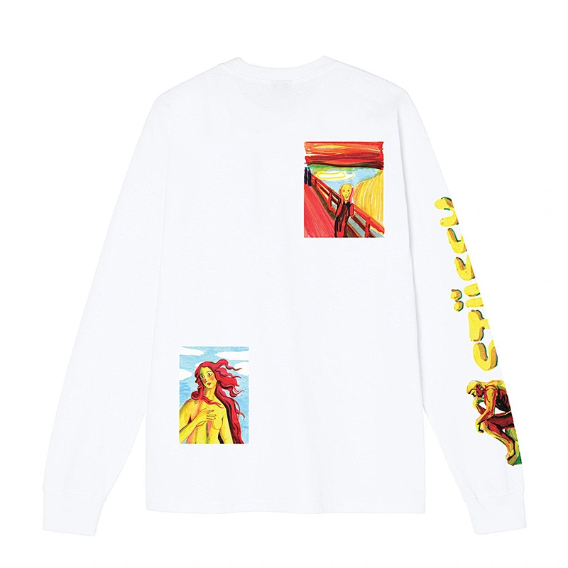 Custom Men's Long Sleeve Graphic T-shirt Customized Graphic