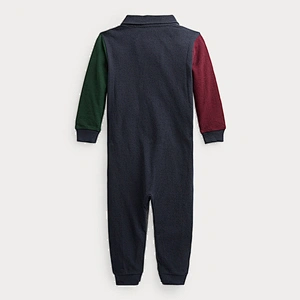 Custom  Baby and Toddler Color Block Hooded Romper