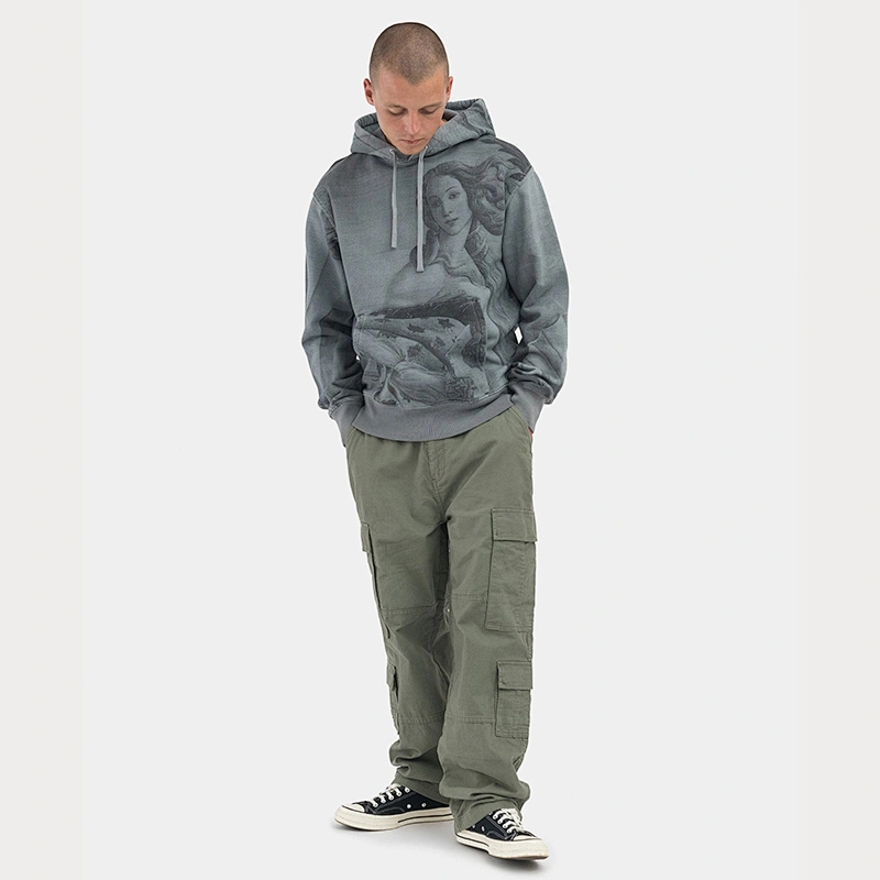 Custom Men's Hipster Hip Hop Hoodie Print Hooded Pullover Sweatshirt
