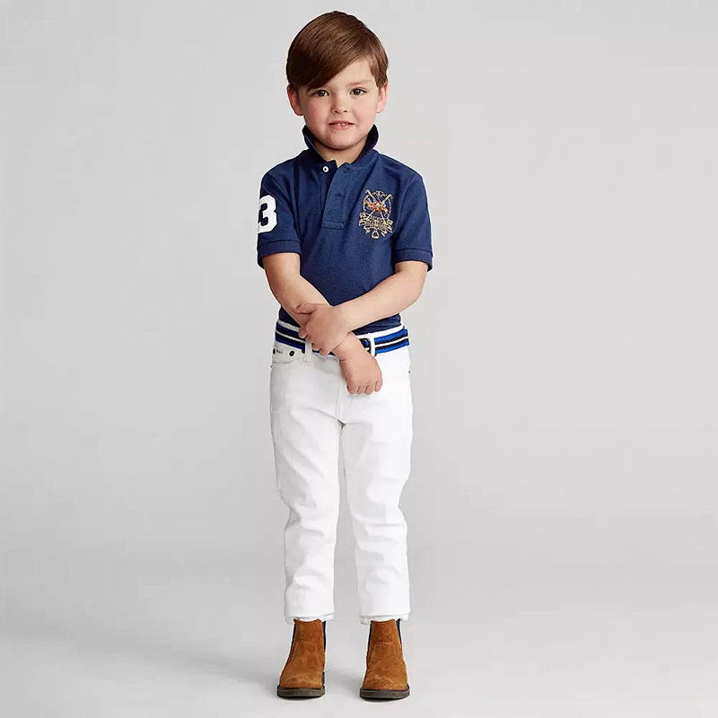 Custom Boys Classic Fit Mesh Polo Shirt clothing supplier