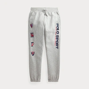 Custom Boy's Fleece Active Casual Close Bottom Sweatpants with Screen Printing Logo