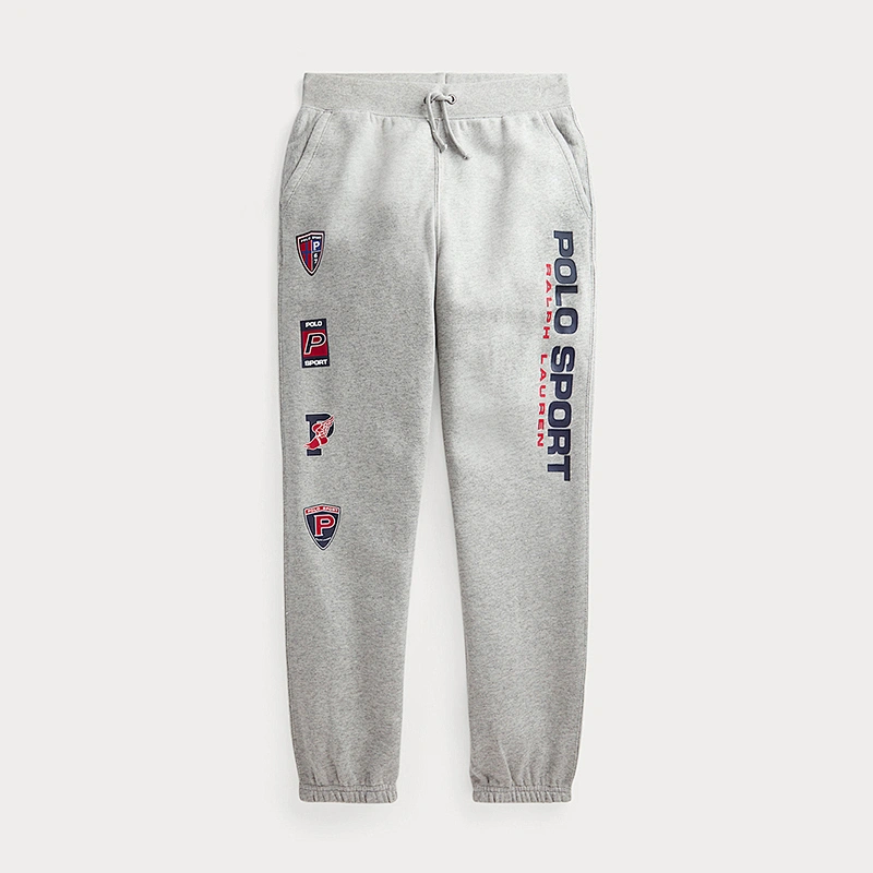Custom Boy's Fleece Active Casual Close Bottom Sweatpants with Screen Printing Logo