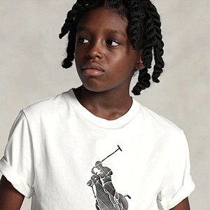 Custom Boy's graphic Short-sleeve Crewneck Cotton T-short