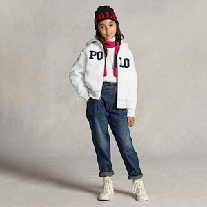 Custom Teddy Fleece Pullover Full Zip Sweatshirt for Kids