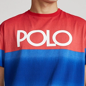 Men's Striped color block t-shirt Garment supplier