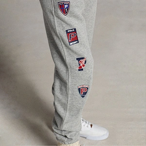 Custom Boy's Fleece Active Casual Close Bottom Sweatpants with Screen Printing Logo