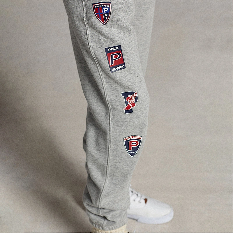 Custom Boy's Fleece Active Casual Close Bottom Sweatpants with Screen Printing Logo