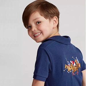 Custom Boys Classic Fit Mesh Polo Shirt clothing supplier