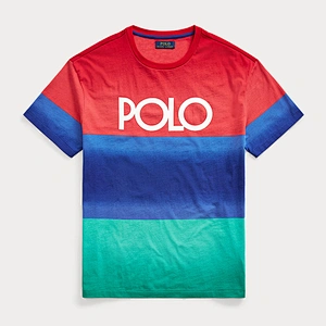 Men's Striped color block t-shirt Garment supplier